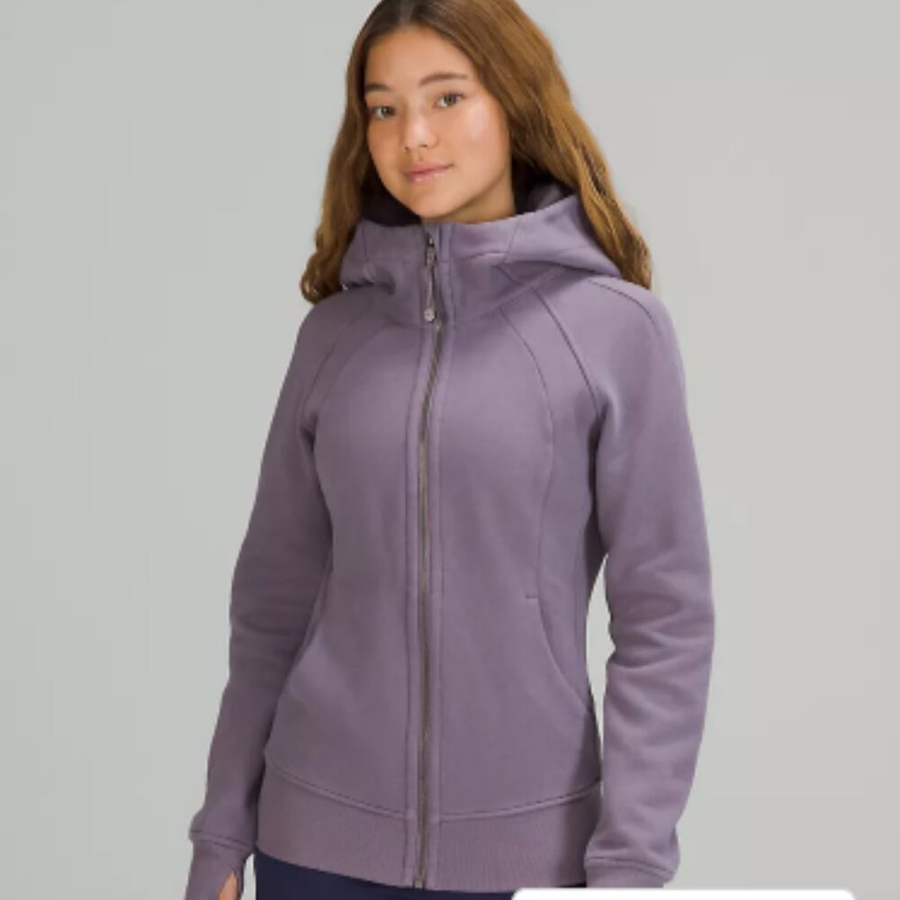 Light Purple Lululemon Full Zip Scuba - Size 4